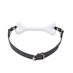 Kinky Puppy Baillon SM Os Blanc